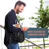Eyein Pet Puppy Sling Carrier Up to 6 lbs, Hands Free Cat Dog Papoose view 7