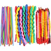Boopati 260 Long Magic Balloons - Latex Twisting Balloons, Rocket, Spiral, Children's Birthday Party Pack of 150, Large Assortment
