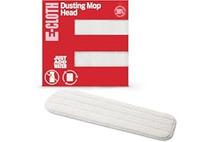 E-Cloth Deep Clean Mop Dusting Head, Reusable Microfiber Dusting Mop Heads Replacements for Dust Mops for Floor Cleaning, 100