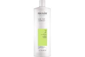 Nioxin System 2 Scalp + Hair Thickening Conditioner for Natural Hair with Progressed Thinning | Boost Hair Density with Niacinamide & Biotin | Refreshed Scalp with Healthy Shine