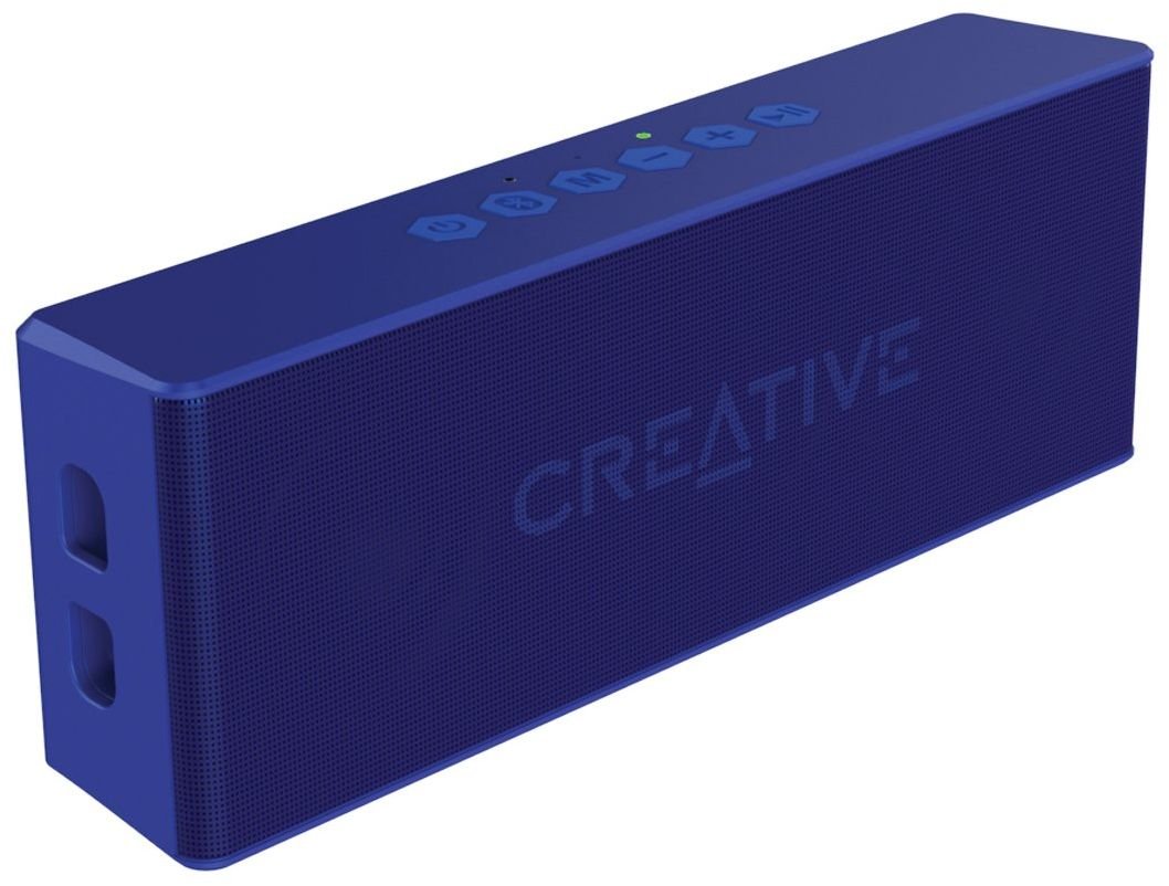 Creative Technology Speaker - for Portable use - Wireless - Bluetooth - Blue