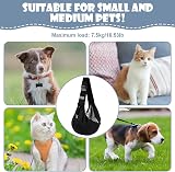 Adiwo Puppy Carrier Reversible Hands-Free Dog Sling for Small Medium Dogs view 7