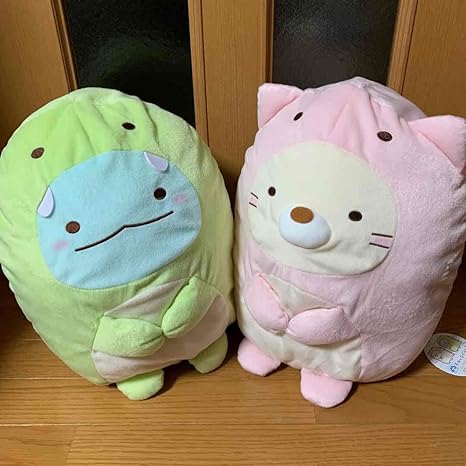 Amazon すみっコぐらし きょうりゅうごっこ Smq ぬいぐるみ とかげ ねこ ぬいぐるみ ホビー