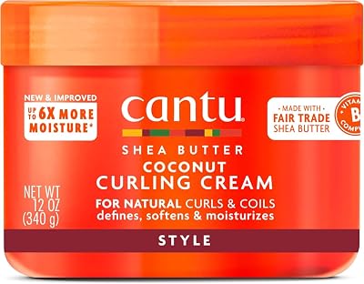 Cantu Coconut Curling Cream 340g Curl Definition Moisturize Shea Butter