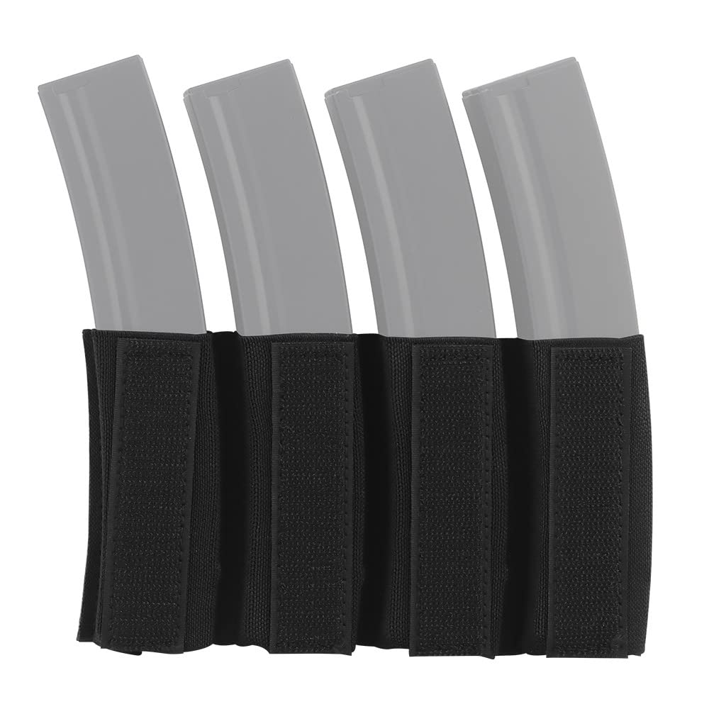Tactical Pistol Mag Pouch,Open-Top Quad Military Mags Ammo Pouch Holder for MP5 Magazines