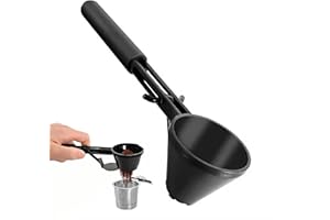 Ainovi 2-in-1 Powder Scoop with Funnel for Protein Powder, Milk Powder, Coffee Grounds - Easy Filling for Water Bottles, Shakers, K-Cups & Baby Bottles, Portable Design for Gym/Kitchen/Travel (1-Pack)