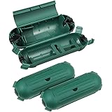 DEWENWILS 3 Pack Outdoor Extension Cord Safety Cover, Water-Resistant Seal Housing with 4 Latches, Adjustable Compartment for