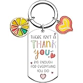 SOJUWEL Thank You Gifts for Women Cute Appreciation Gift Keychain Employee Appreciation Gift for Her Teacher Boss Coworker Birthday Anniversary Christmas Gift Thank You Basket Keyring