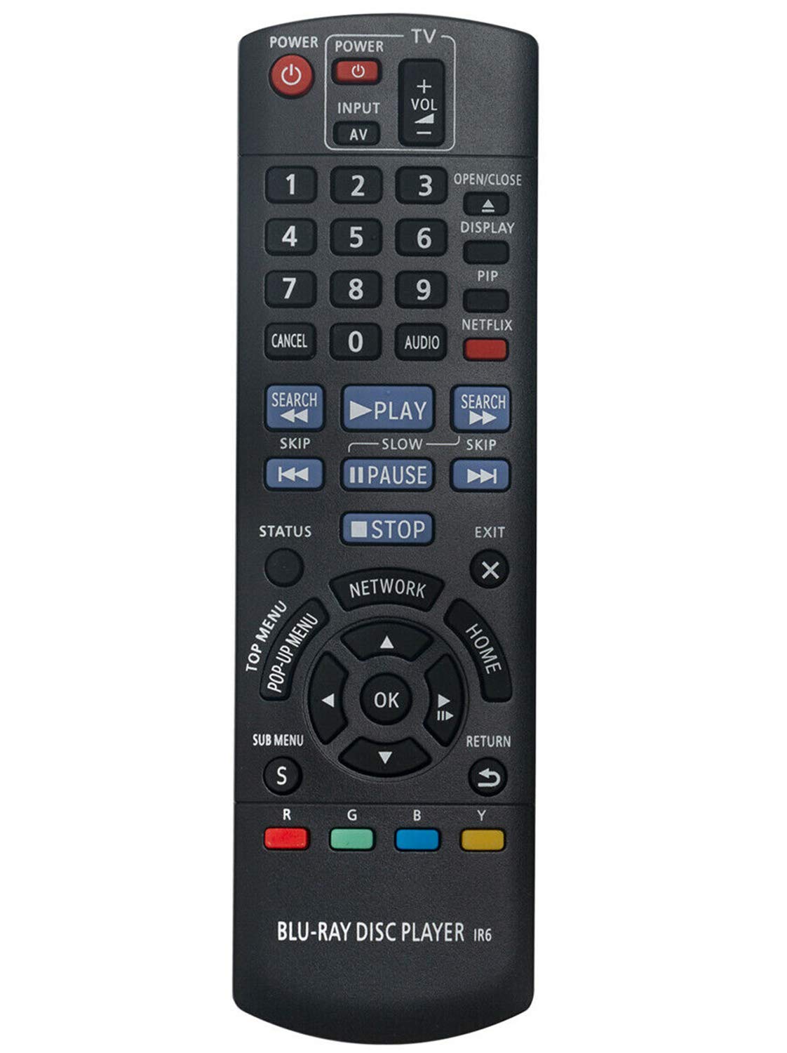 VINABTY N2QAYB000575 NEW Replacement Remote Control Fit for Panasonic Blu-ray Player DMP-BD75 DMP-BD755