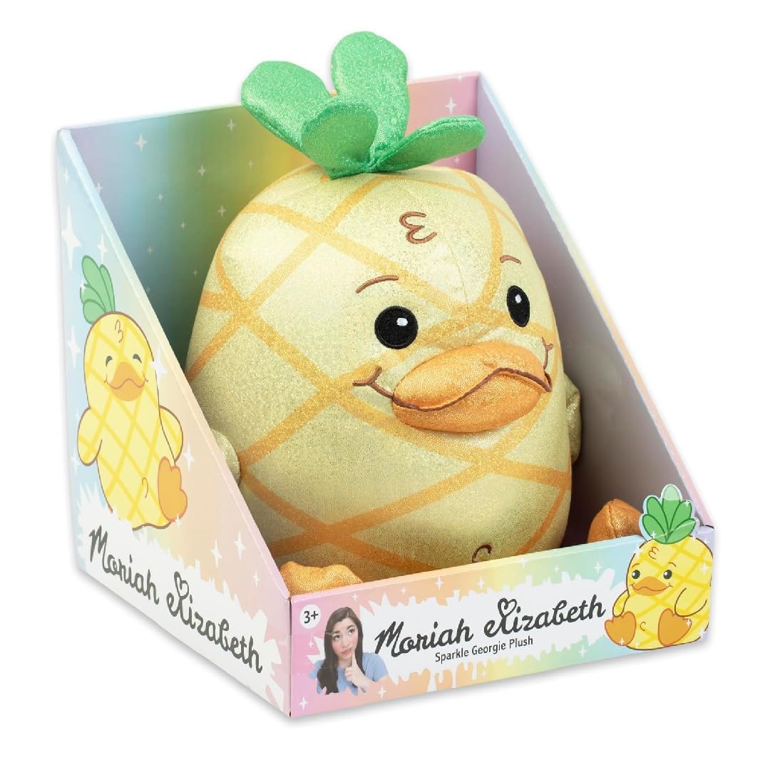 Moriah Elizabeth Large Sparkle Georgie Plush Age 3+; YouTube Craft Channel, Large Plush, Merch