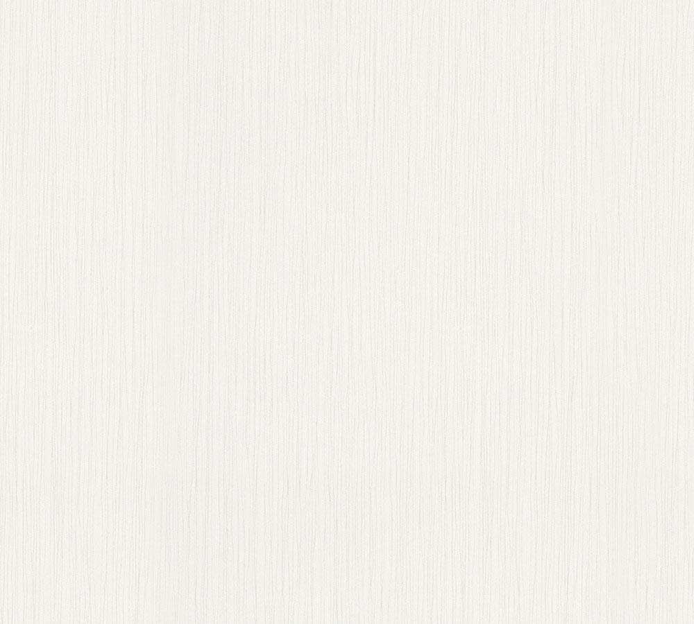 A.S. Création A.S. Creation Plain Wallpaper Attractive Non-Woven 10.05 m x 0.53 m White Made in Germany 785527 7855-27, Metallic,Weiss