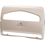 Safe-T-Gard 1/2 Fold Toilet Seat Cover Dispenser by GP PRO (Georgia-Pacific), White, 57710, 16.375" W x 2.500" D x 11.750" H