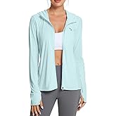 baleaf Women's Sun Protection Jacket Hoodie Clothing Lightweight Long Sleeve Sun Cover Up Shirt