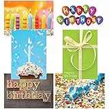 60 Postcards - It's Your Birthday - 6 Different Images