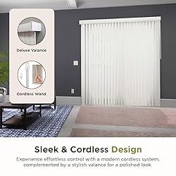 BlindDen - Vinyl Vertical Window Blinds for Home