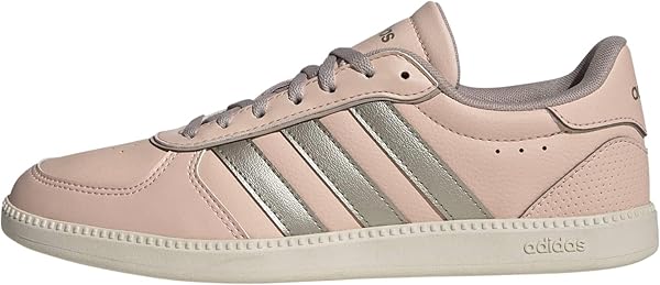 adidas Damen BREAKNET Sleek Shoes, Blush pink/Cyber met./Wonder White, 37 1/3 EU