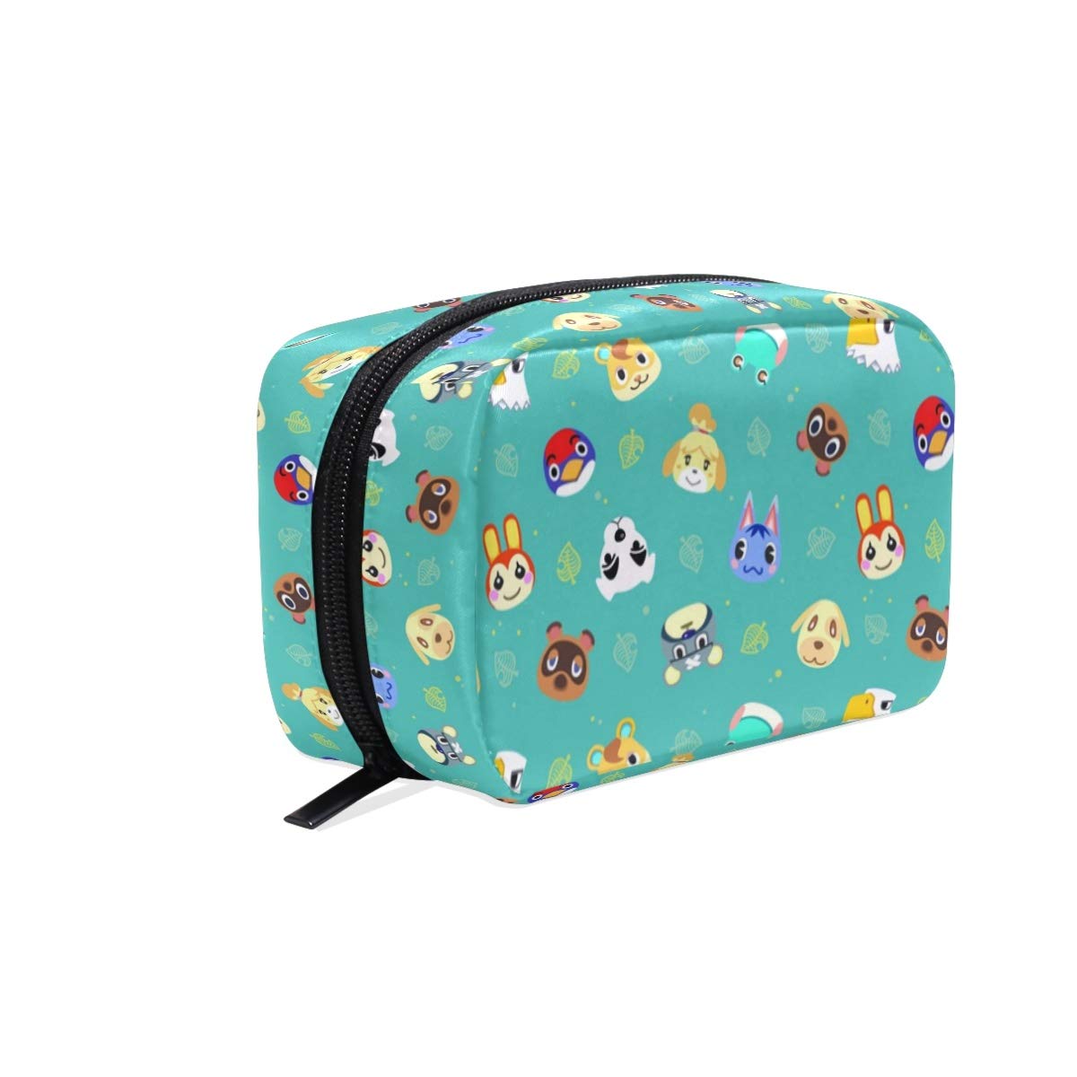 Cosmetic Bag Portable and Suitable for Travel Animal Crossing Pattern Make Up Bag with Zipper Pencil Bag Pouch Wallet, Animal Crossing Pattern 003, Cartoon-05