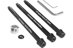 AGILLE 12x142mm Thru Axle Adapter for Wahoo KICKR SNAP Trainer, 12mm x 142mm Bike Adapter Kit with Tools, Compatible with Road & Mountain Bikes, High-Strength Material Construction, Not for 12x135/148