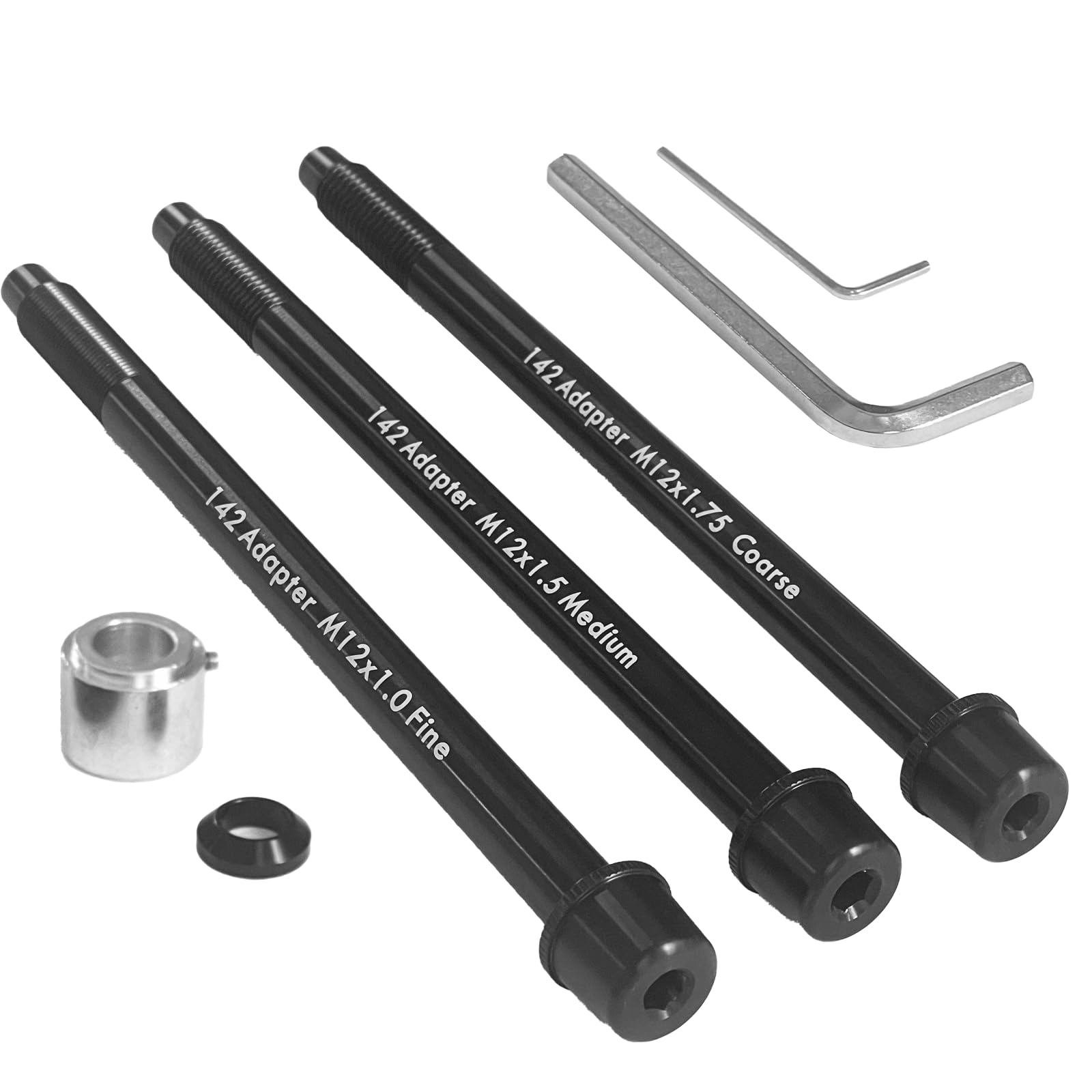 Photo 1 of AGILLE 12x142mm Thru Axle Adapter for Wahoo KICKR SNAP Trainer, 12mm x 142mm Bike Adapter Kit with Tools, Compatible with Road & Mountain Bikes, High-Strength Material Construction, Not for 12x135/148