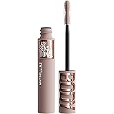Maybelline Lash Sensational Body Washable Mascara, Volume and Length Formula for 24HR Lash Lift, Smudge and Clump-Resistant, Brownish Black