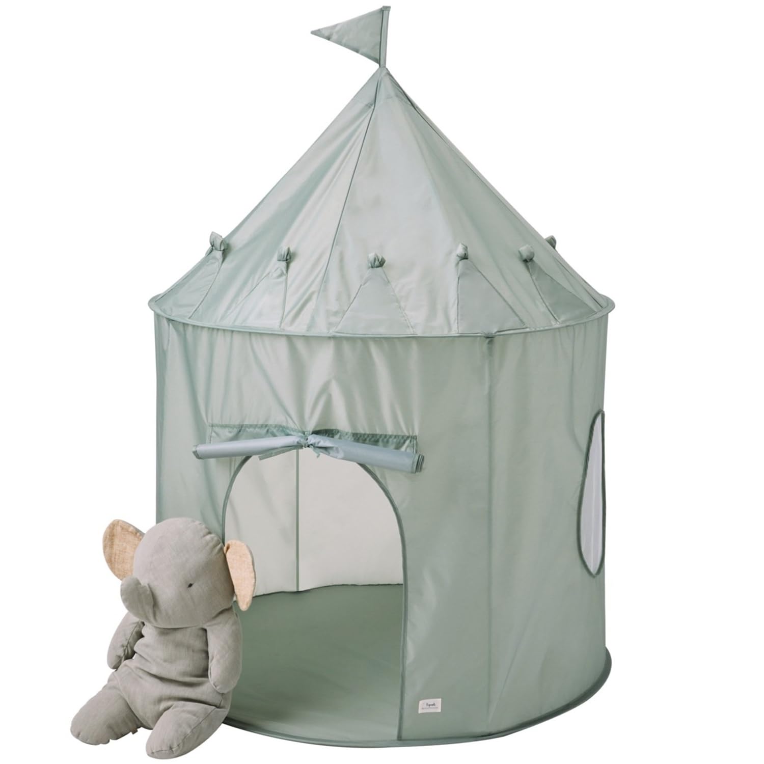 3 Sprouts Kids Play Tent - Sustainable Recycled Fabric – Fun Spacious Childs Playhouse for Indoor Games for Boys & Girls - Durable Fort Pop Up House for Toddlers & Children Age 3-10 – Green — image 1