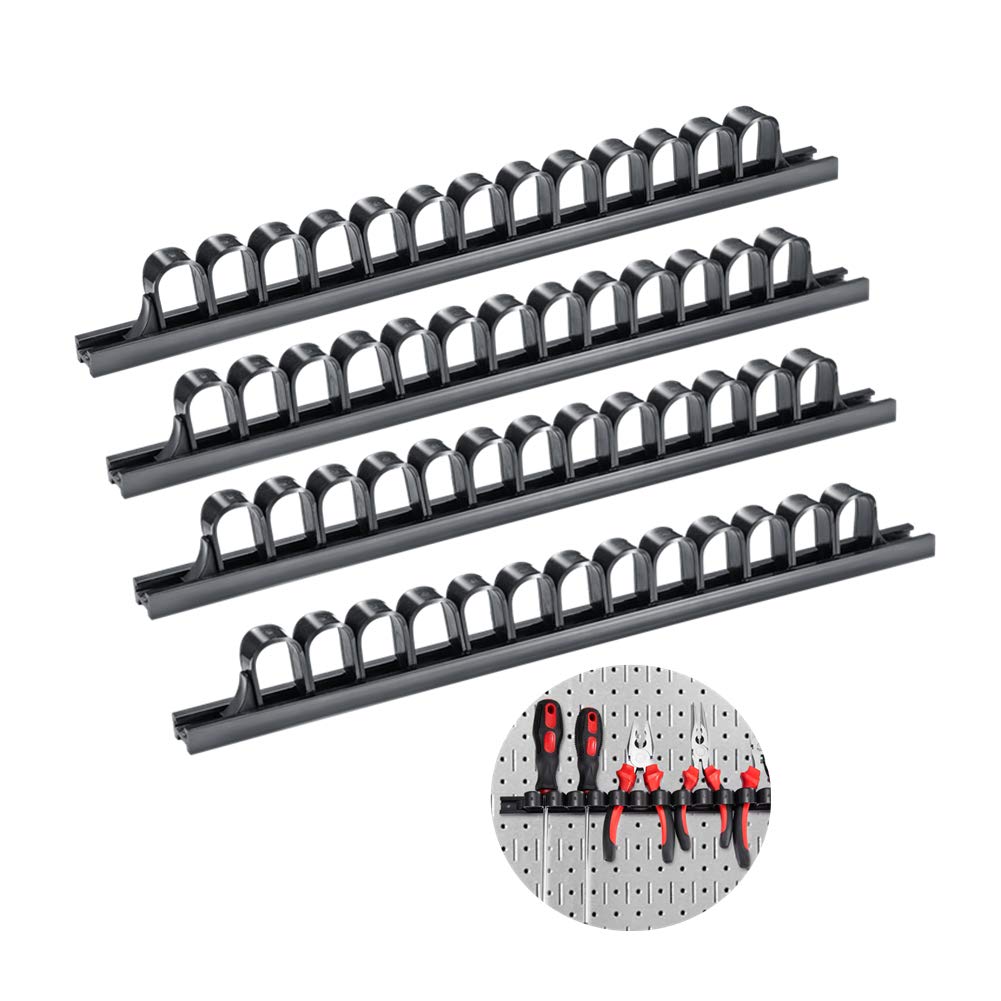 3-H Screwdriver Organizer 4 pcs,Screwdriver Holder New Mold Made, Tool wall Organiser & Holder for small hand tools