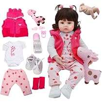 Bebê Reborn Boneca Silicone Menina Pintada Realistic Original 55cm ...