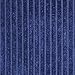 HOME BRILLIANT Striped Decorative Corduroy Velvet Euro Sham Couch Throw Pillow Cover for Bed, 24 inch (60cm), Navy Blue