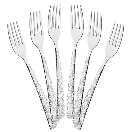 Abert - Cuberteria Italiana de Acero Inoxidable Modelo "Oslo" - Tenedor de Mesa