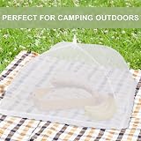 Onarway 3 Pack 14 Inch Pop Up Food Covers Mesh Tent DIY Picnic BBQ view 6