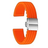 ULLCHRO Silicone Watch Strap Replacement Rubber