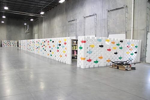 EverBlock 6' x 6' Wall Kit Modular Building Blocks Wall System