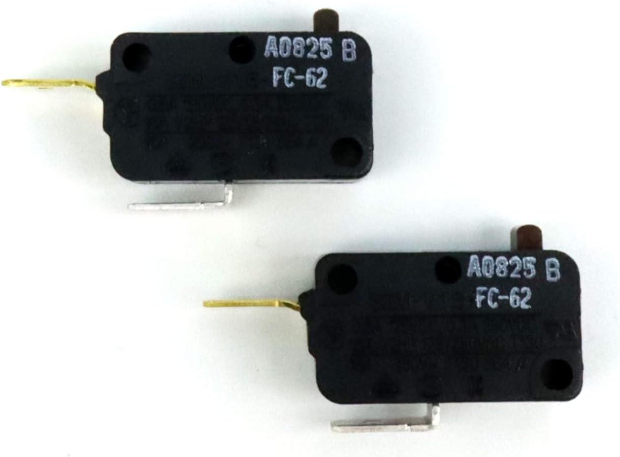 SZM-V16-FC-62 W10269458 Replacement Part (2pk) by OEM Mania for Microwave Door Switch: Home Improvement
