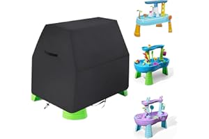 HREFEU Kids Water Table Cover Suitable for Rain Showers Splash Pond Water Table，Sunmmer Outdoor Waterproof and Dustproof UV Protection (Cover Only)