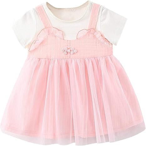 Amazon Co Jp Lutents 幼児の赤ちゃんキッズガールズサマーパッチワークフローラルガーゼドレスプリンセスドレス 子供服 ベビー服 ロンパース 赤ちゃん服 キッズ服 ワンピース パジャマ カバーオール 女の子 男の子 新生児 洋装 上下セット パーカー トレーナー