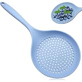 Jiozermi Silicone Slotted Spoon, Large Kitchen Spoon Strainer | Versatile Use, Perfect for Pasta, Dumplings, and More, Durable and Heat-Resistant Design, Everyday Cooking Needs