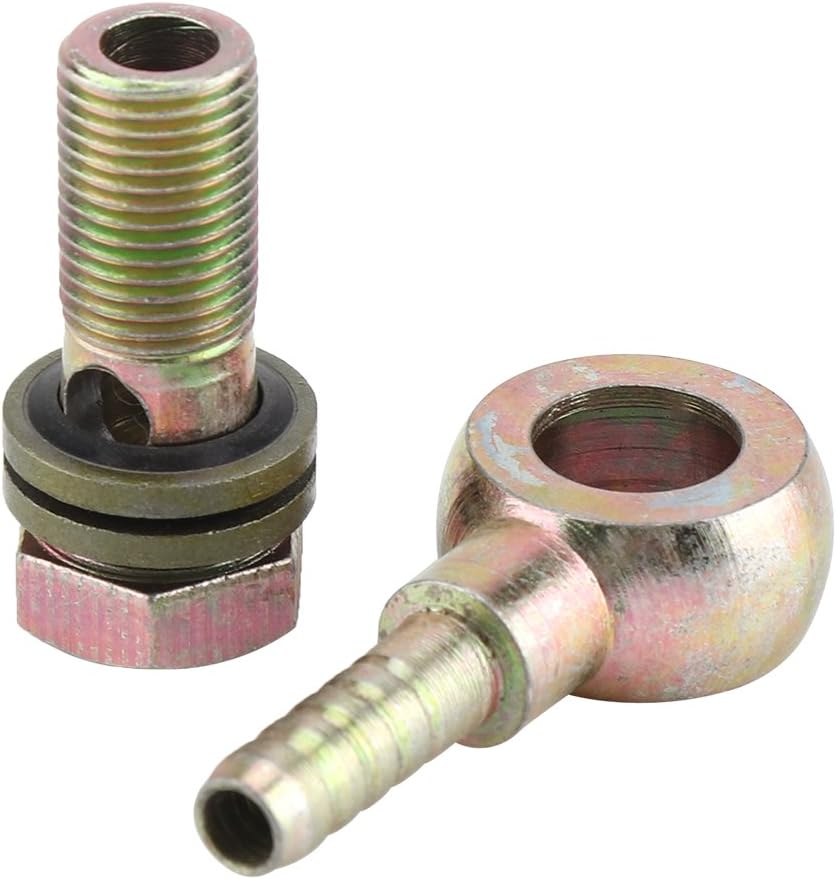 Oil Cooler Fittings, 1Pair M10 1.0mm Motorcycle Refit Oil