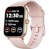 Fitpolo Smart Watch for Women,1.8&rdquo; Touchscreen, Bluetooth Call, Alexa Built-in,24/7 Heart Rate SpO2 Monitor,Step Counting,Sleep Tracking, IP68 Waterproof Fitness Tracker Watch for Android iPhone