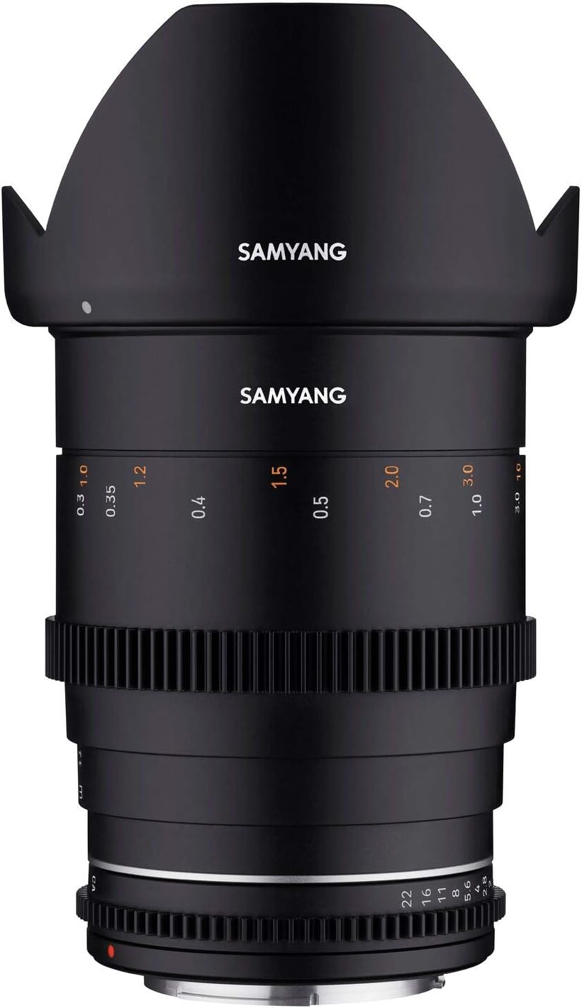 Samyang VDSLR 35mm T1.5 MK2 Manual Focus Cine Lens for Sony FE, Black, Sony E - Image 3