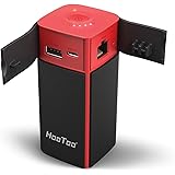 HooToo FileHub, Wireless Travel Router, 10400mAh External Battery, USB Port, High Performance Travel Charger - TripMate Titan N300 (Not a Hotspot)
