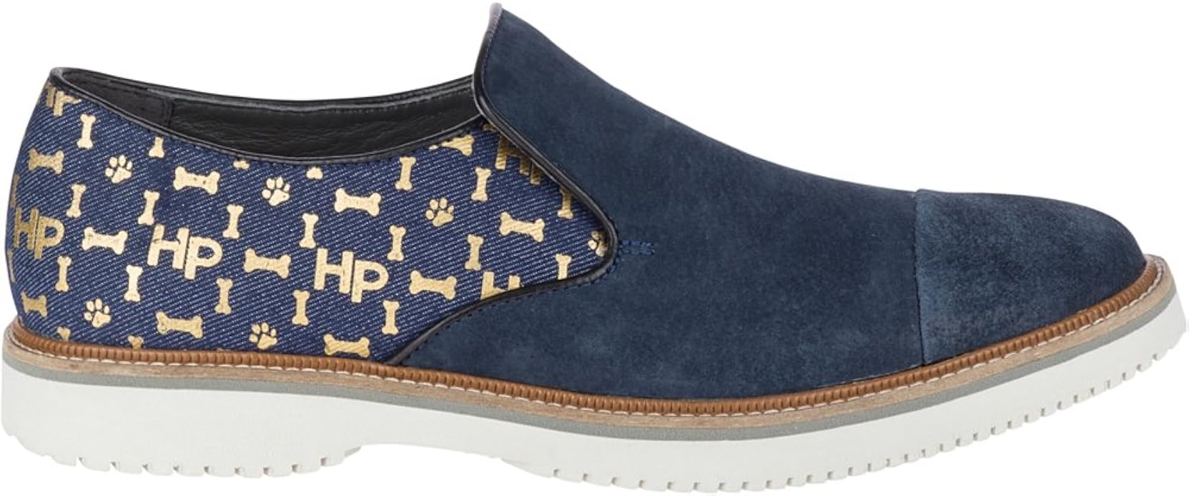 hush puppies blue loafers