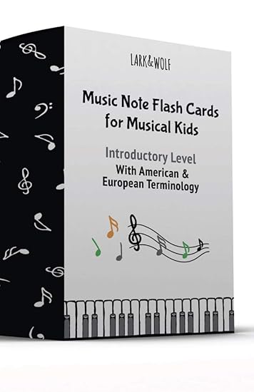 Buy Puffinscout New Music Flash Cards For Piano Kids With Both