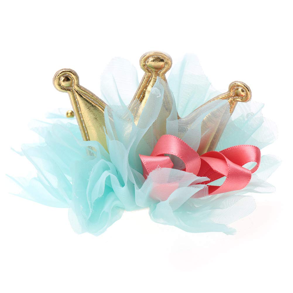 Lace Crown Cat Dog Clip Princess Grooming Hairpin Accessories for Puppy Rabbits Kitten Headdress Pet Birthday Party Products