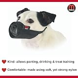 Mikki Dog Nylon Muzzle Size 3 Black Adjustable Quick Fit Comfort view 4