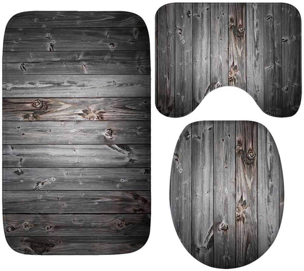 LIUGAOHUA de bañoDe Conjunto De Tres Piezas De Almohadilla Absorbente