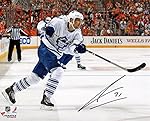James van Riemsdyk Toronto Maple Leafs Autographed 8" x 10" White Uniform Shooting Photograph - Fanatics Authentic Certified