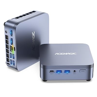 ACEMAGIC M5 Mini PC Intel Core i7-14650HX HX-Class Processor(16C/24T, 55W) 32GB RAM 1TB PCIe 4.0 SSD Mini PC Windows 11 Pro WiFi 6E, Triple 4K Mini Computer Desktop