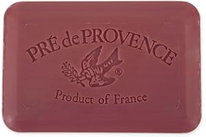 Pre de Provence Artisanal Soap Bar, Enriched with Organic Shea Butter, Natural French Skincare, Quad Milled for Rich Smooth Lather, 8.8 Ounce, Mangosteen