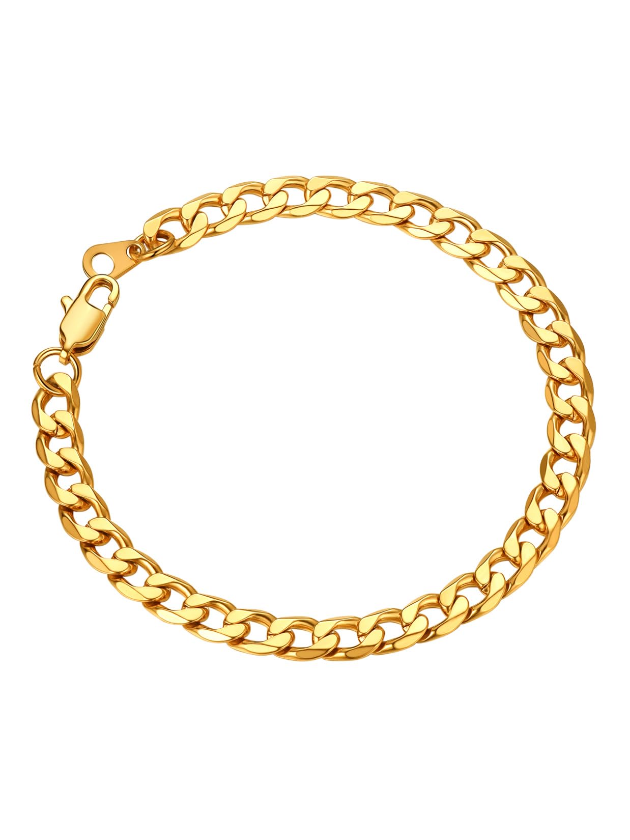ChainsPro Mens Gold Bracelet Chain Bracelet Men Bracelet Men's Bracelets Stainless Steel Bracelet Mens
