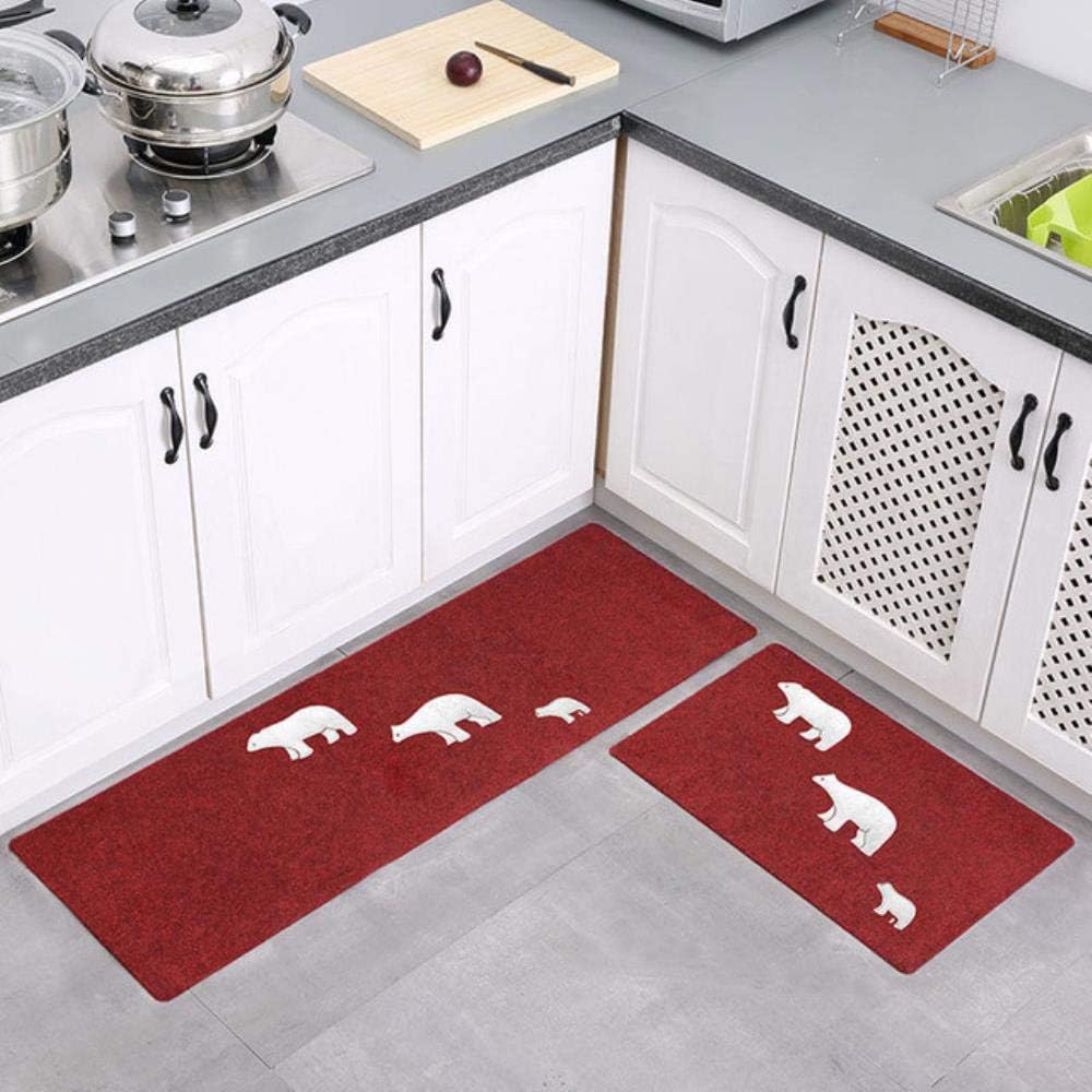 KIJH Long Kitchen Mat Bath Carpet Floor Mat Home Entrance Doormat